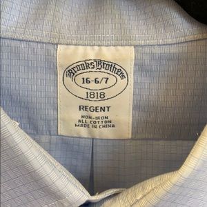 Men's Brooks Brothers Regent Dress shirt SZ 16-6/7